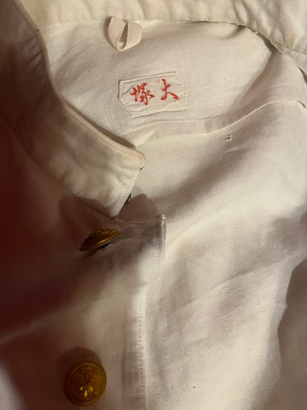 WW2 Named to Mr. Otsuka Atsushi IJN Dress White Tunic