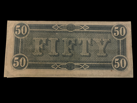1864 CSA $50 T-66 MS+