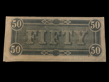 1864 CSA $50 T-66 MS+