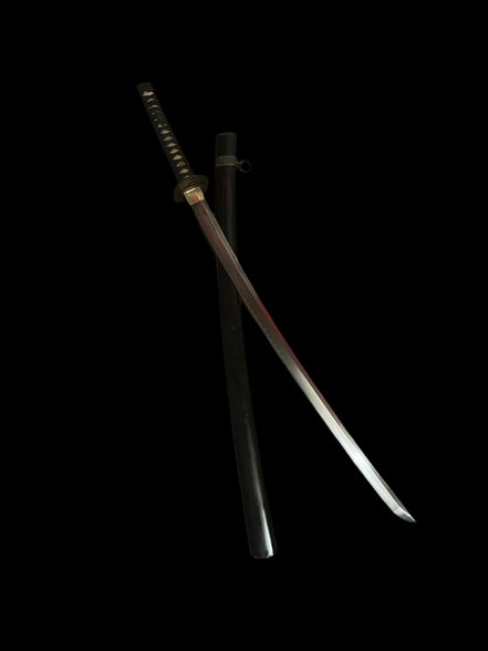 WWII IJA Officers Shin Gunto Katana in Traditional fittings and scabbard Bring back captured in Philippines Dated 1940