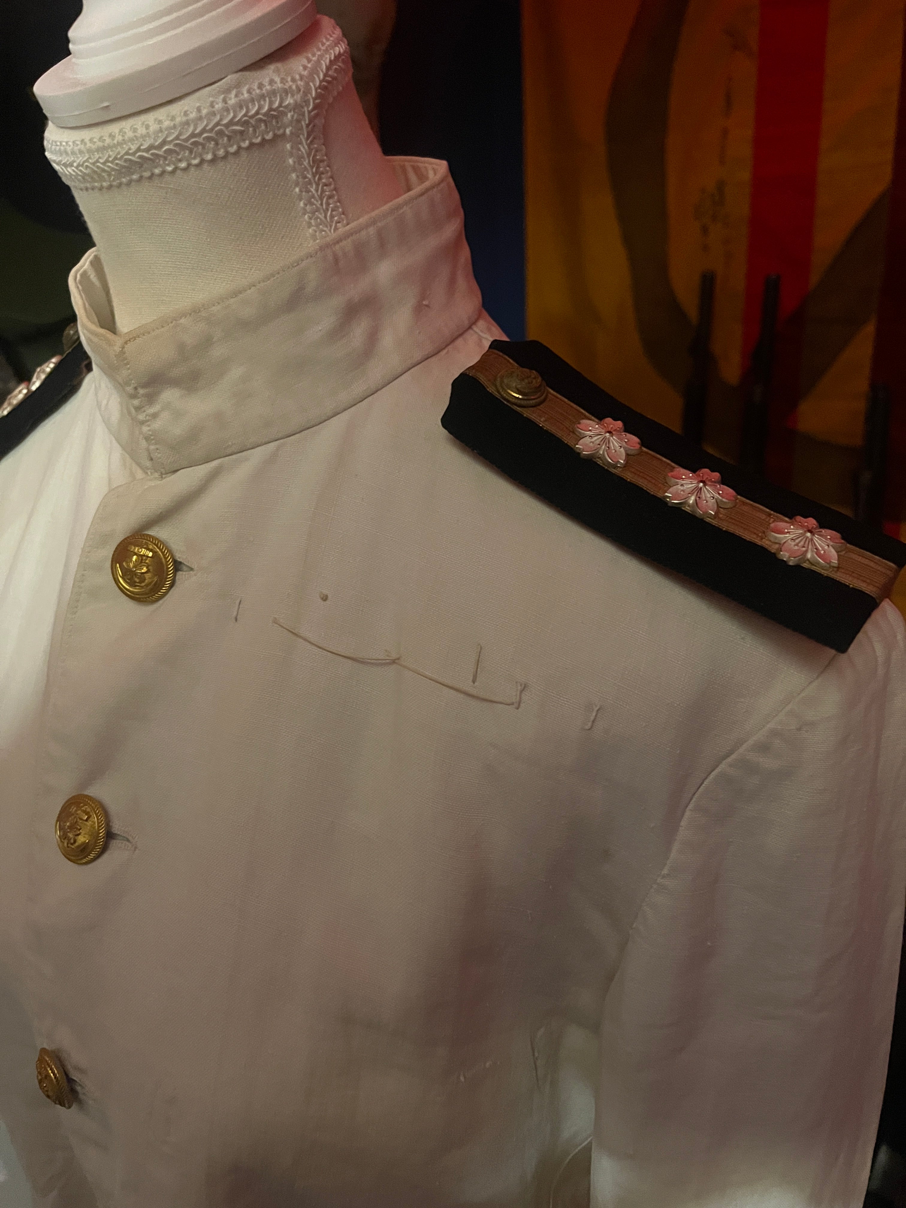WW2 Named to Mr. Otsuka Atsushi IJN Dress White Tunic