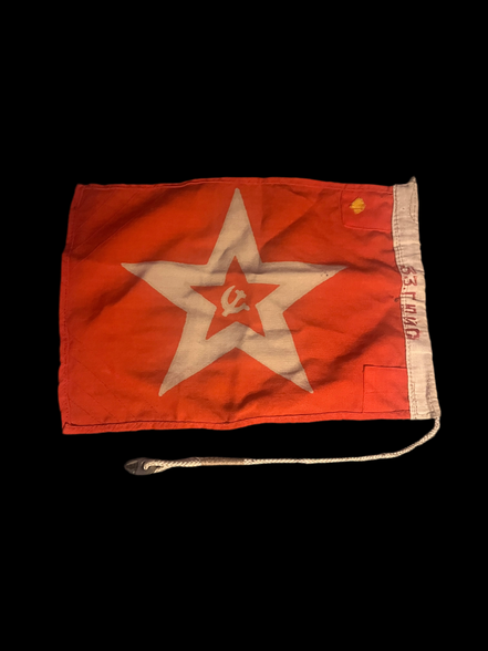 Small 1960s Soviet Naval Jack For High Speed Small Attack Craft.