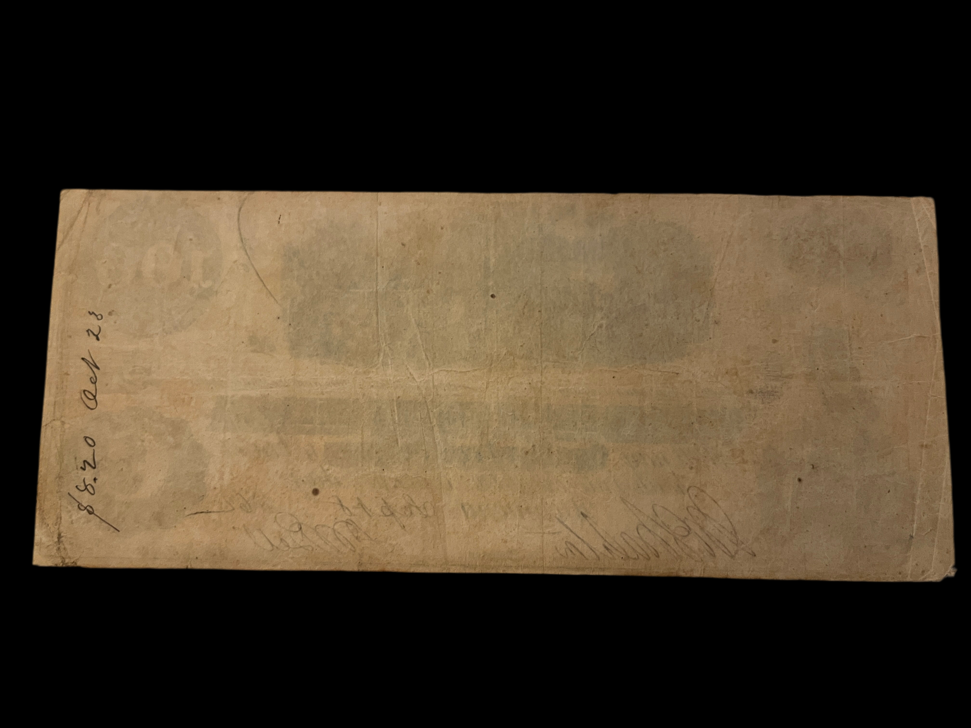 $100 1862 CSA T-40 XF