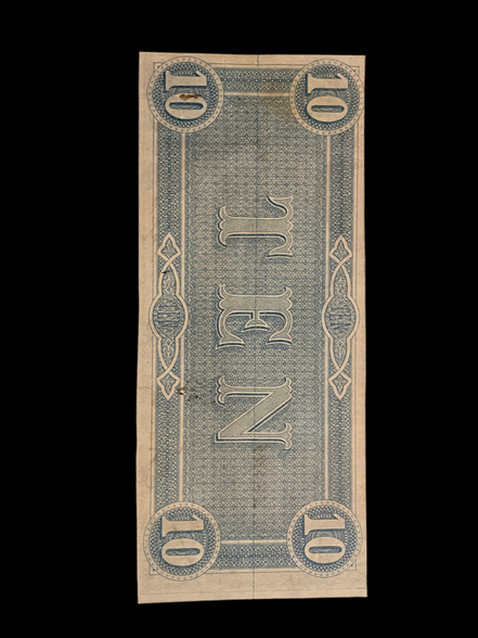 5 Consecutive CSA 10$ 1864 T-68 Notes Gem Mint UNC Ungraded