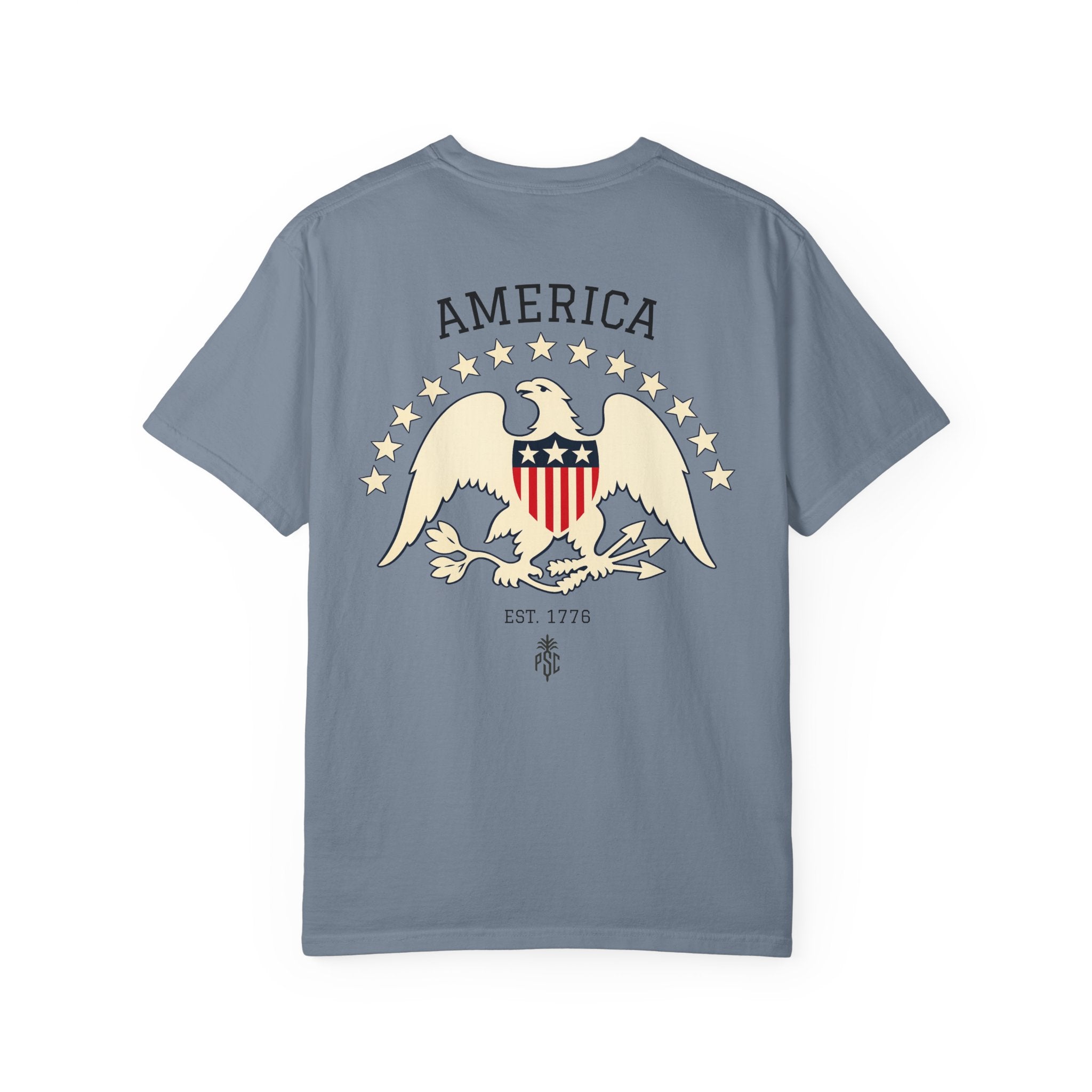 USA 250 1880s American Ship Pennant Eagle Tee