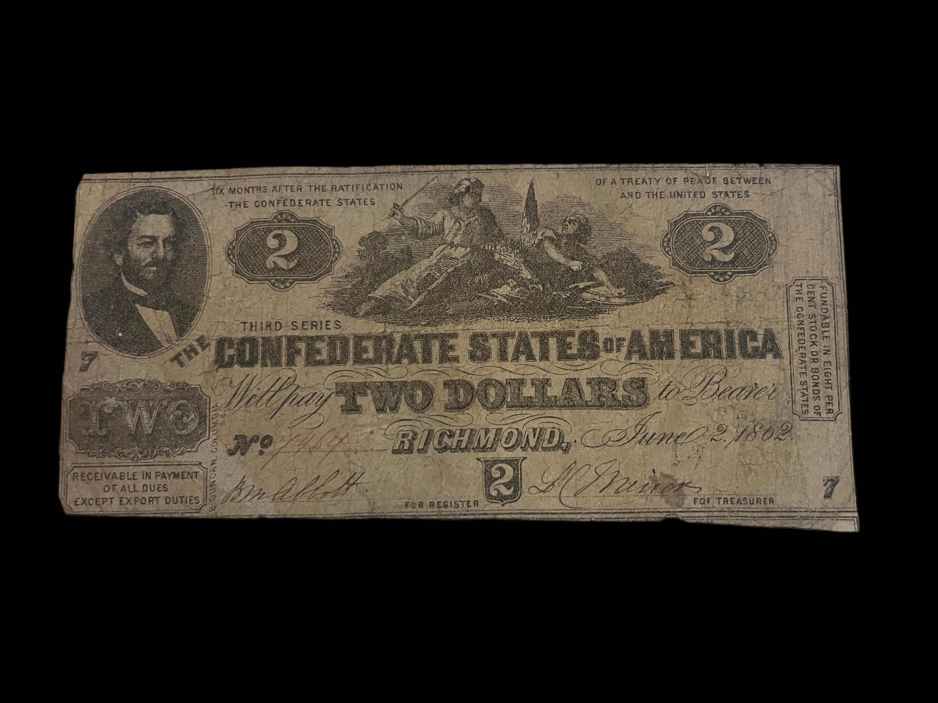 1862 CSA $2 T-42 FN