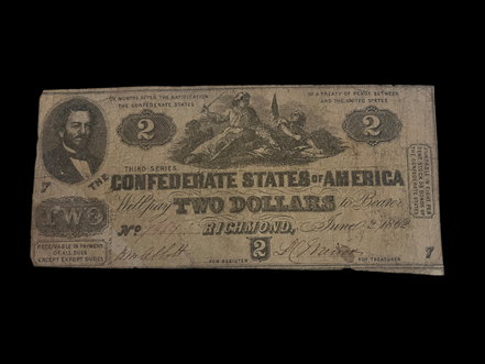 1862 CSA $2 T-42 FN