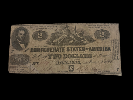 1862 CSA $2 T-42 FN