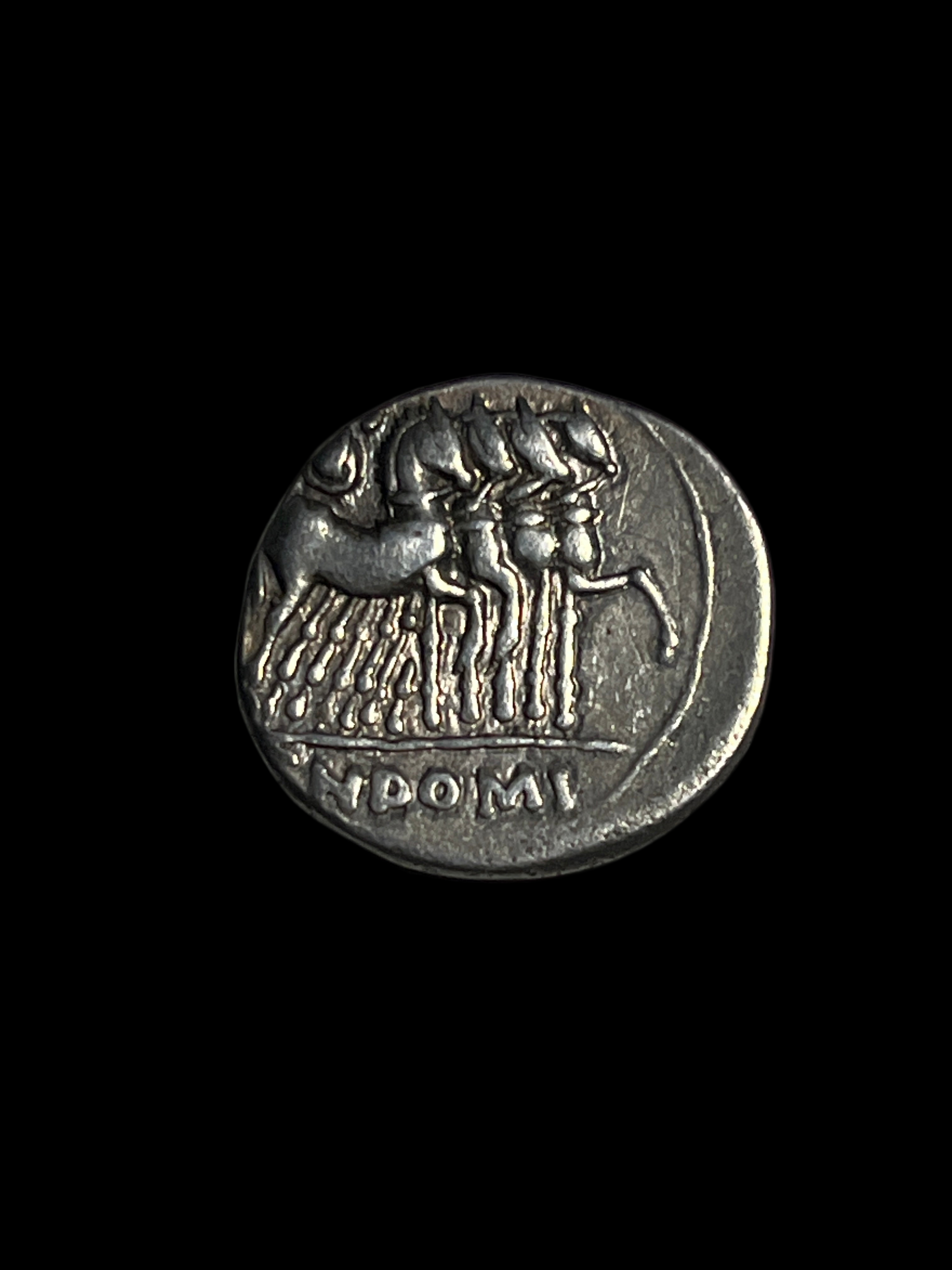 116-115 BC Roman Republic Domitia Denarius