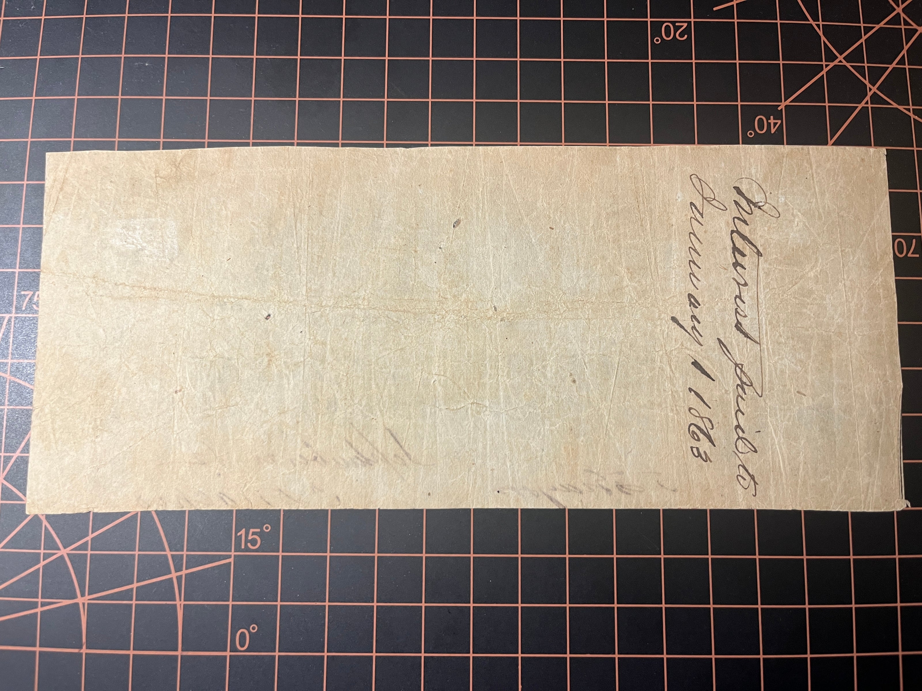 1862 Train Cartouche Confederate 100$ Note XF - AU