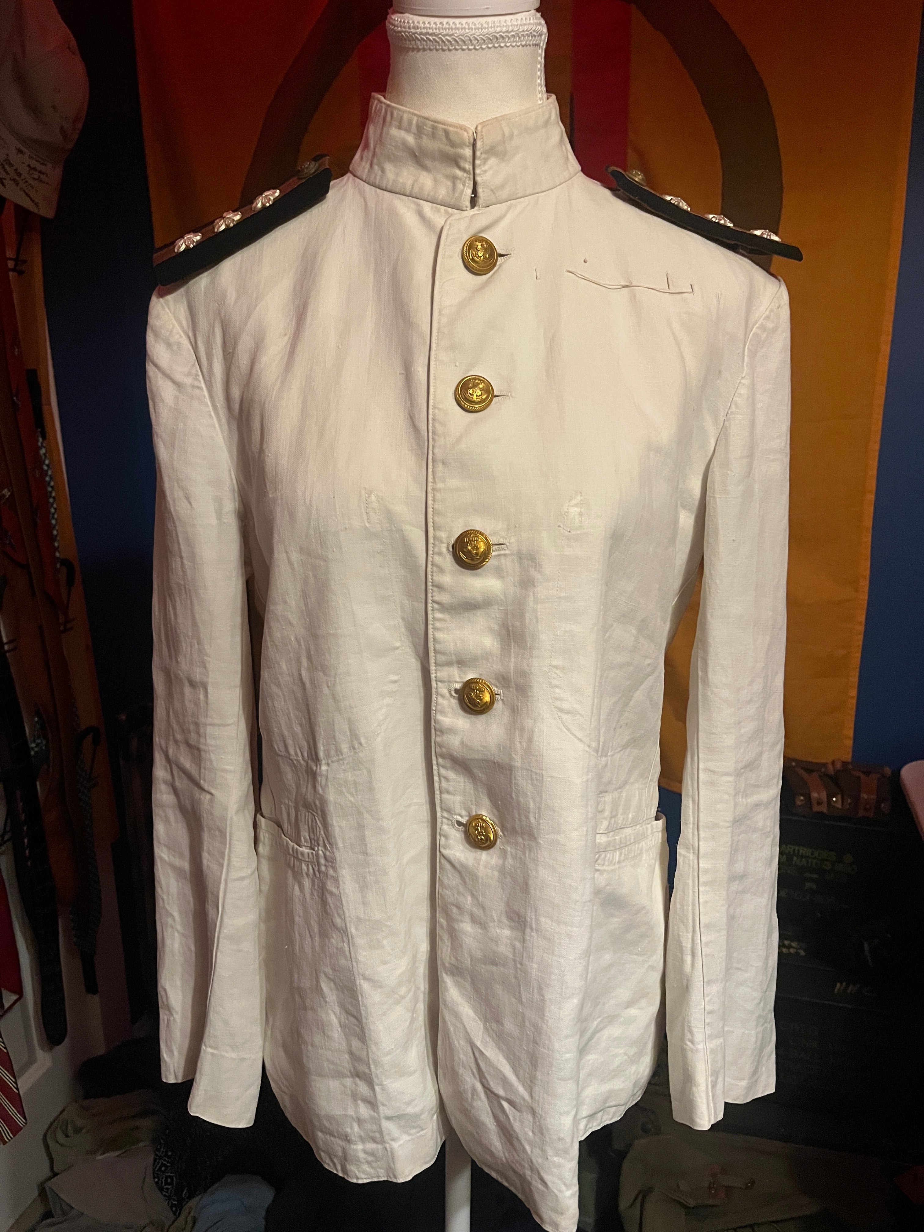 WW2 Named to Mr. Otsuka Atsushi IJN Dress White Tunic