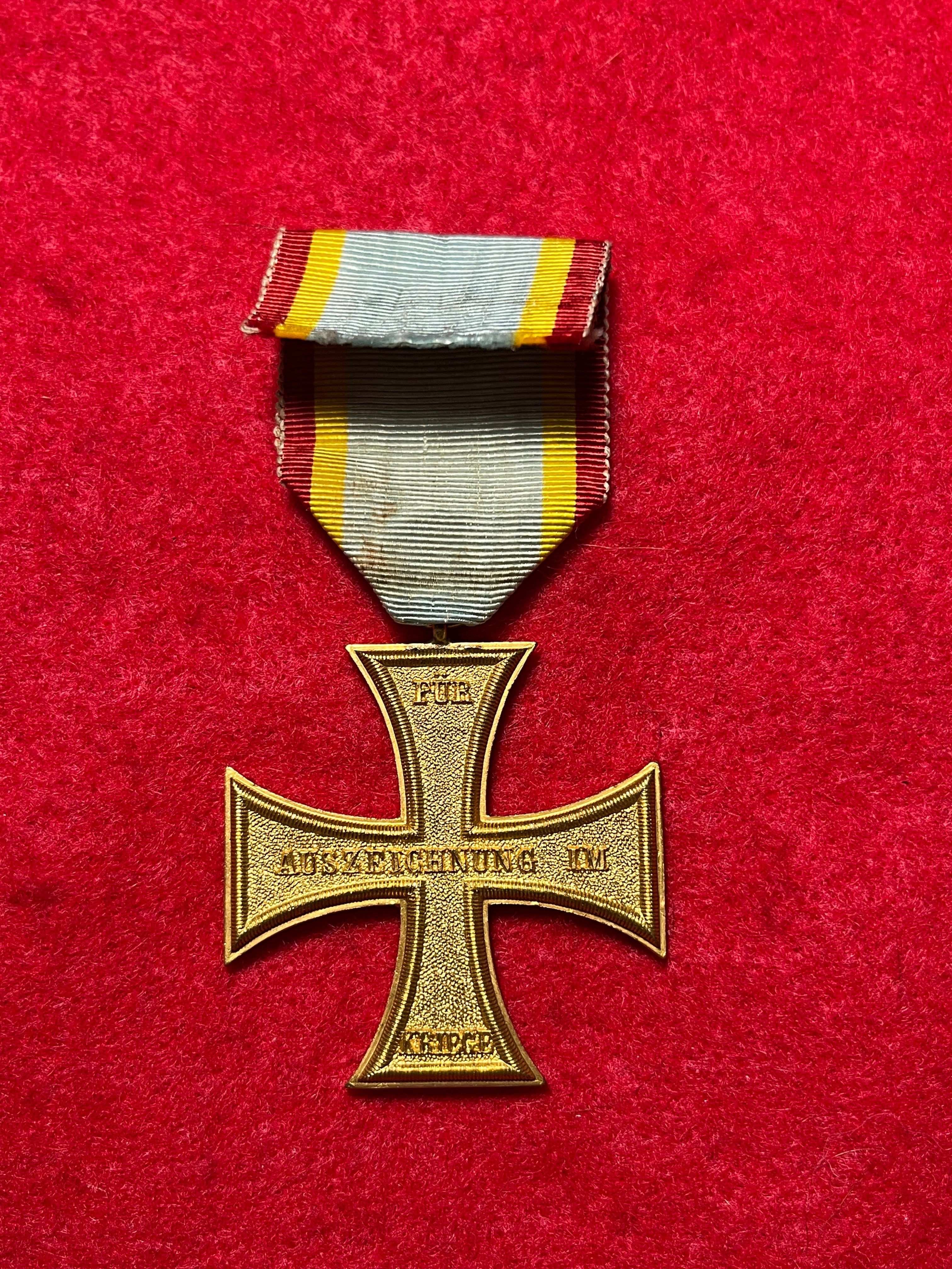 WW1 German Empire, {Grand Duchy Of Mecklenburg - Schwerin} War Merit Cross