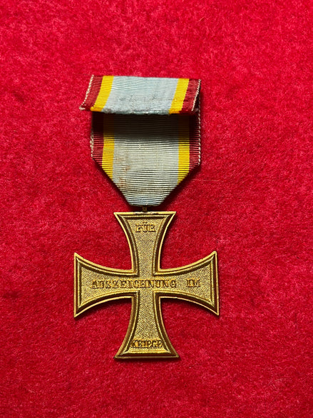 WW1 German Empire, {Grand Duchy Of Mecklenburg - Schwerin} War Merit Cross
