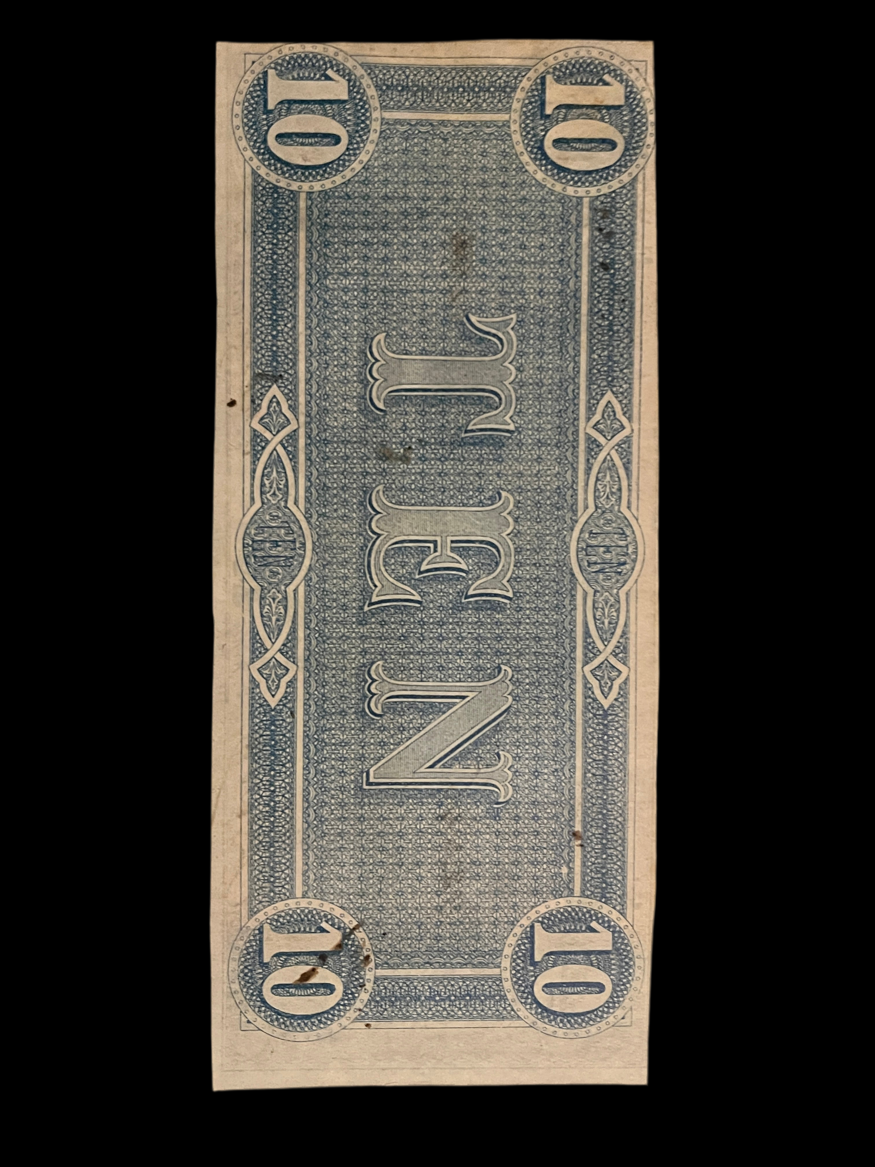 5 Consecutive CSA 10$ 1864 T-68 Notes Gem Mint UNC Ungraded