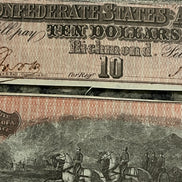 5 Consecutive CSA 10$ 1864 T-68 Notes Gem Mint UNC Ungraded