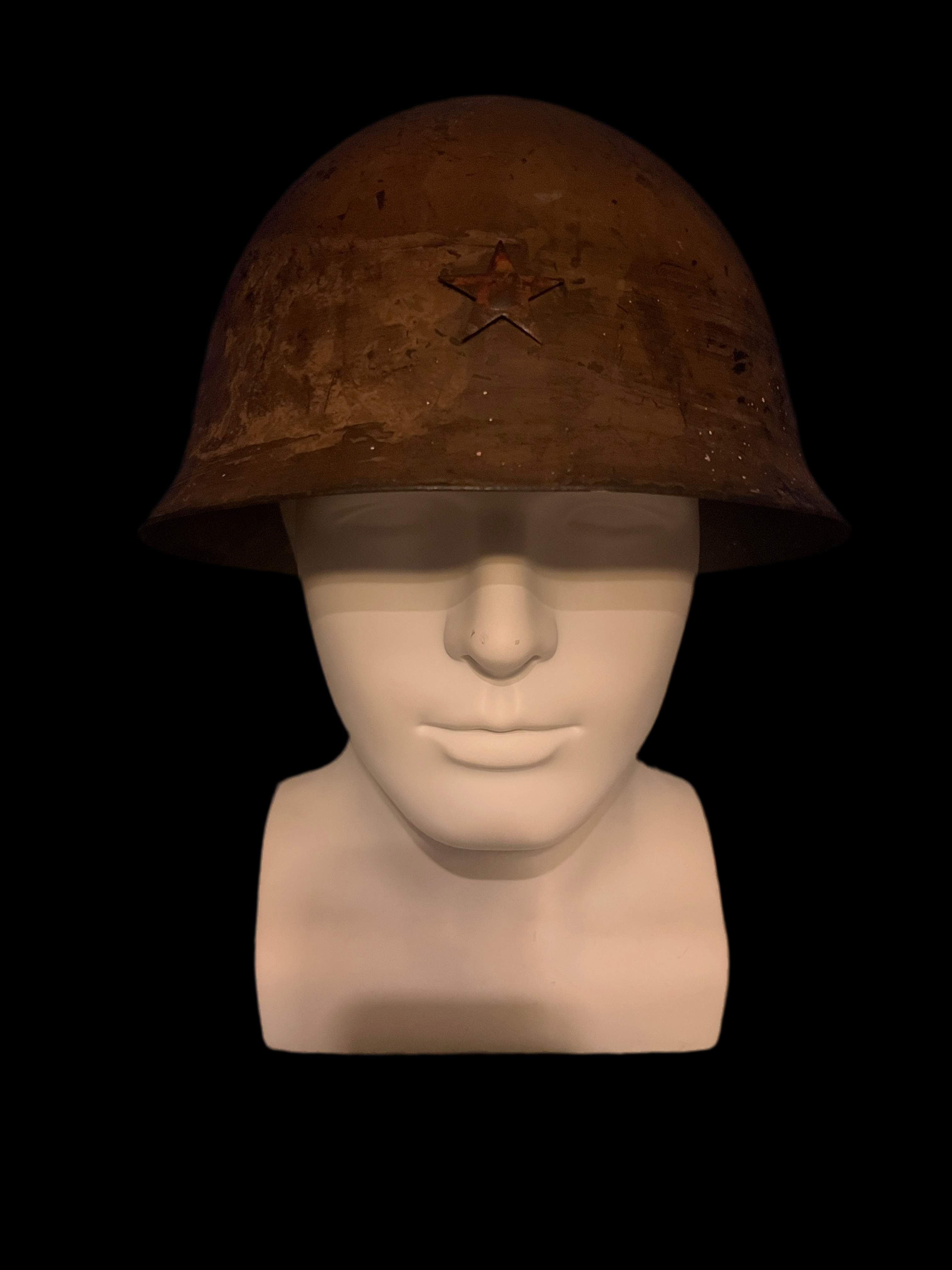 WWII ORIGINAL IJA Imperial Japanese Type 90 Helmet W/ Imperial Star