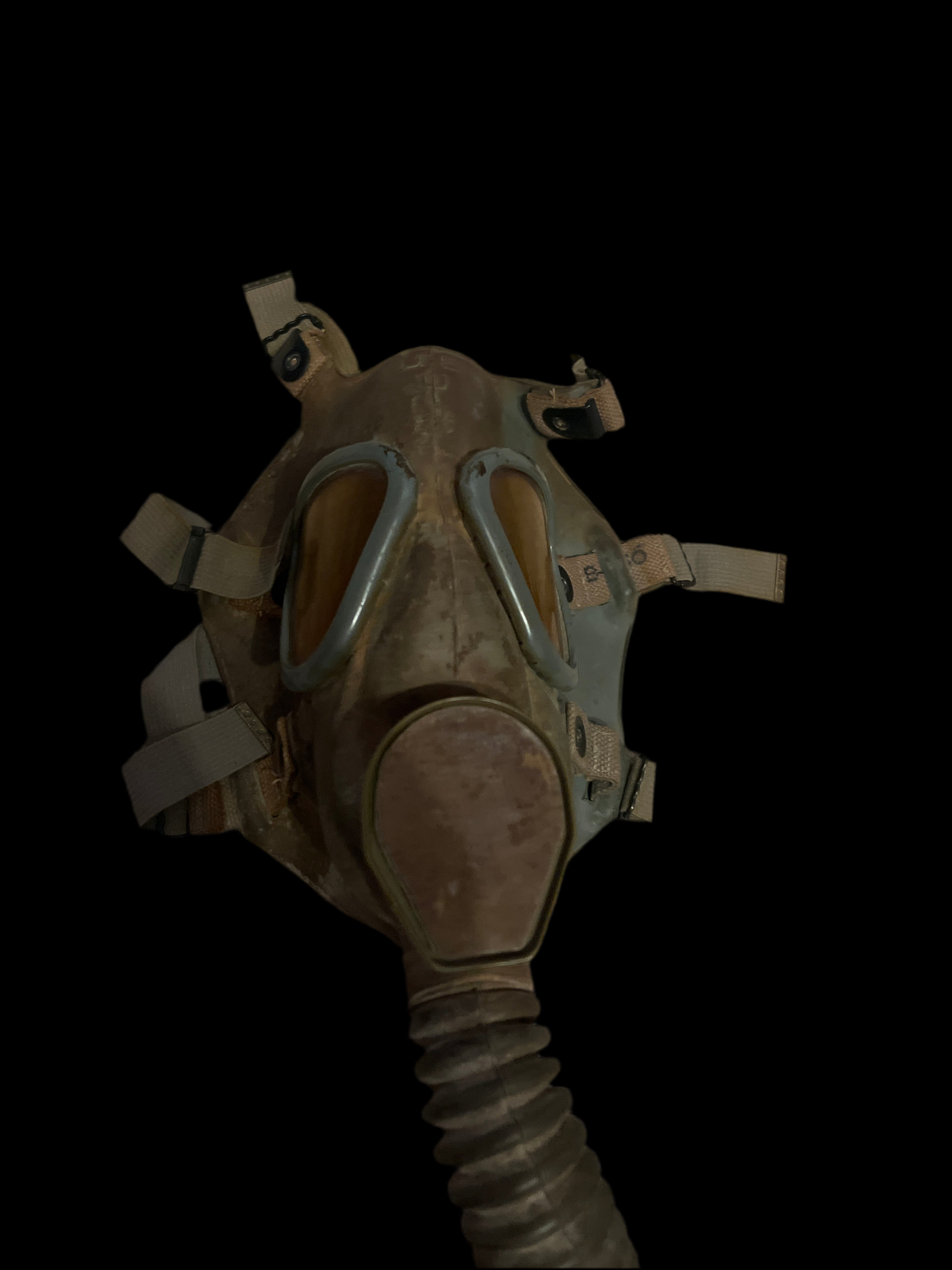Twice Named WW2 US Gas Mask With Bag