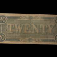 1864 $20 CSA T-67 MS