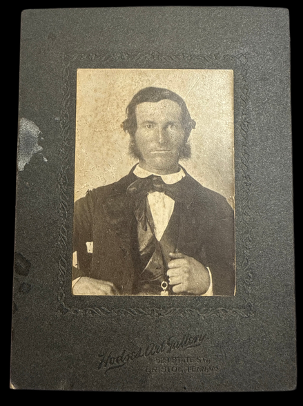 Original Photograph of Maj. John A. Mcfarlane Co. I 34th Virginia Cavalry Battalion, 1st Battalion, Virginia Mounted Rifles CSA