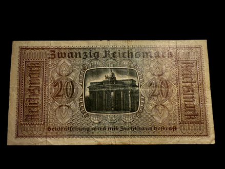 Nazi 20 Reichsmark Banknote