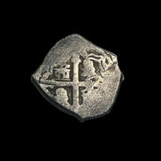 Phillip V? Early 1700s Spanish Silver 2 Reales Cob Mexico City