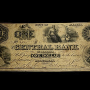1861 Central Bank of Alabama $1 FN