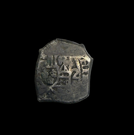 Phillip V? Early 1700s Spanish Silver 2 Reales Cob Mexico City