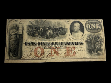 No.7 1861 Bank of the State of South Carolina $1
