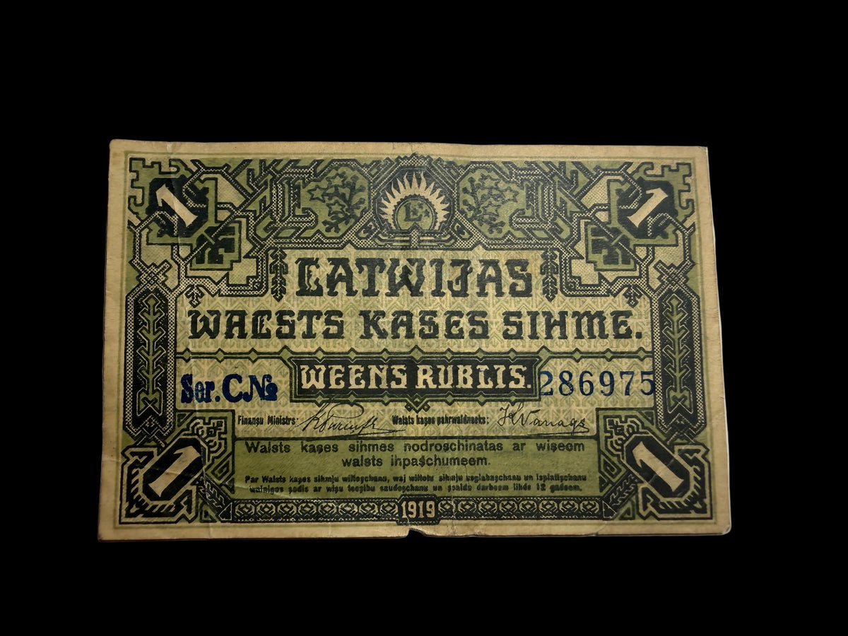 1919 Latvian Ruble