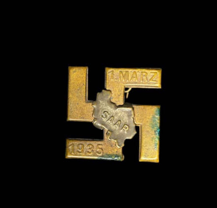 Nazi 1935 Saar Referendum Pin