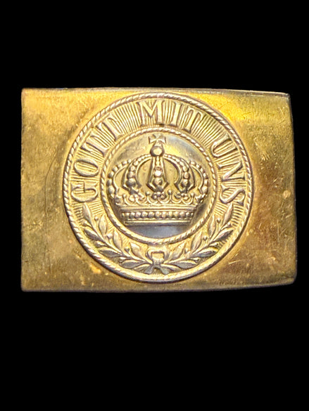 Early M1895 Imperial German WWI Enlisted Man’s Belt With Buckle