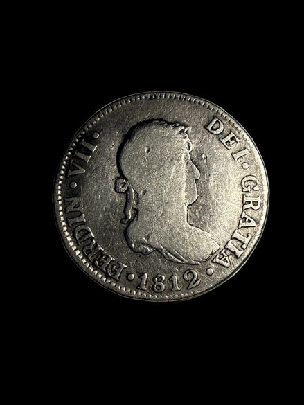1812 Lima Spanish 2 Reale Ferdinand VII