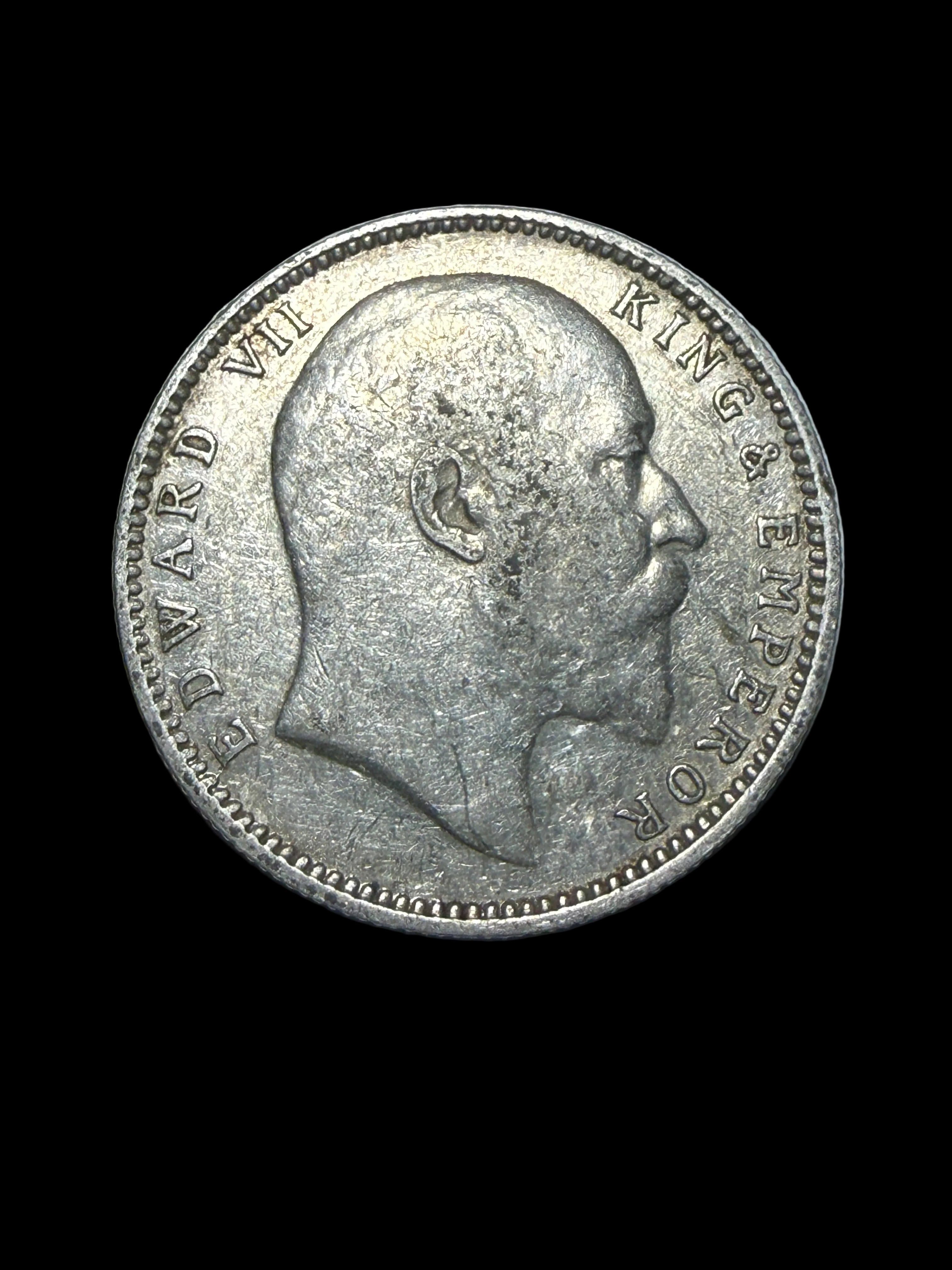 1905 One Rupee British Raj Edward VII