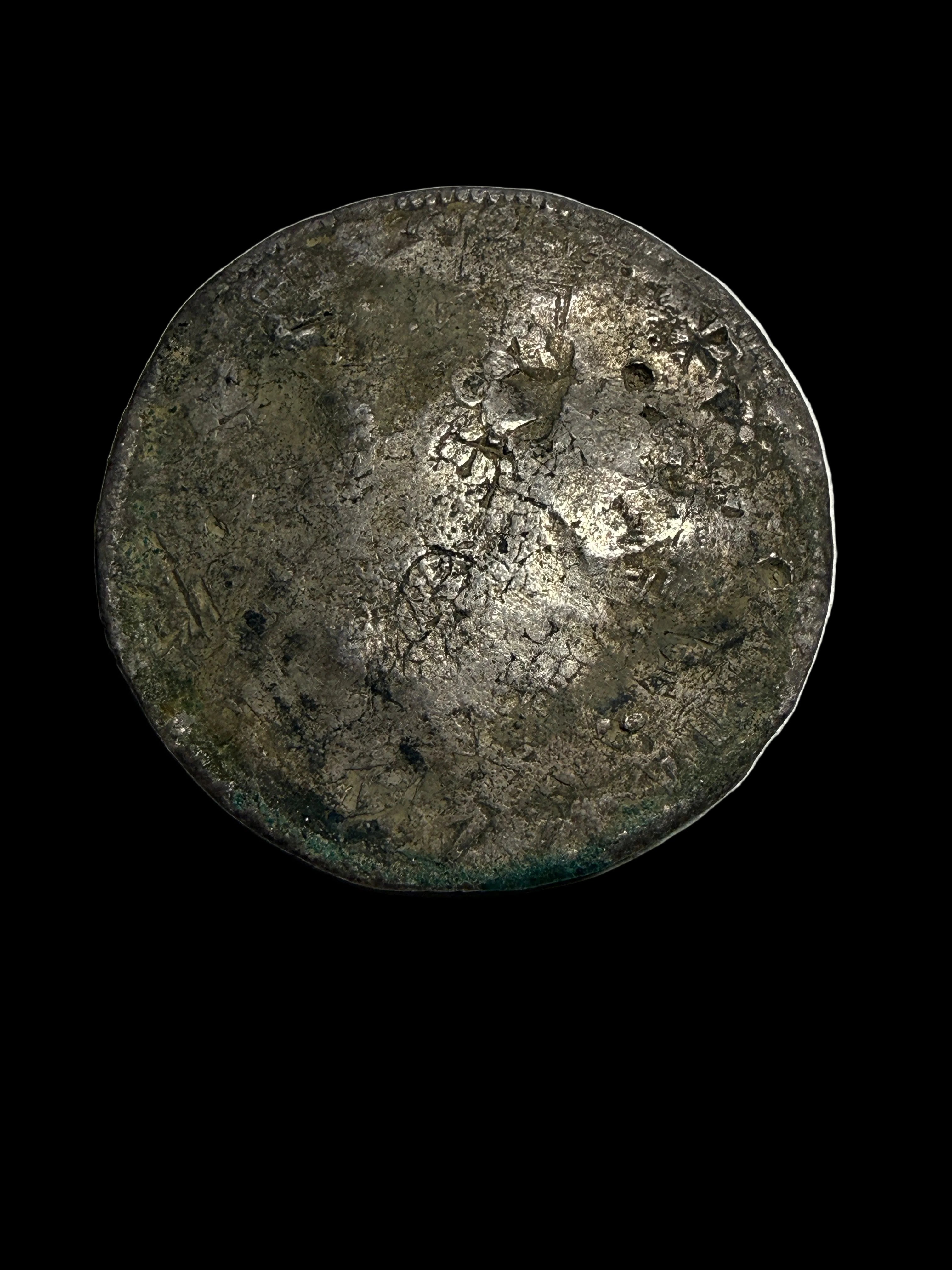 1777? Heavily chop marked 8 Reale