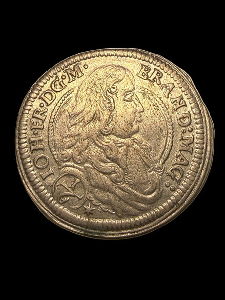 1678 Brandenburg - Ansbach 1/6 Taler Silver