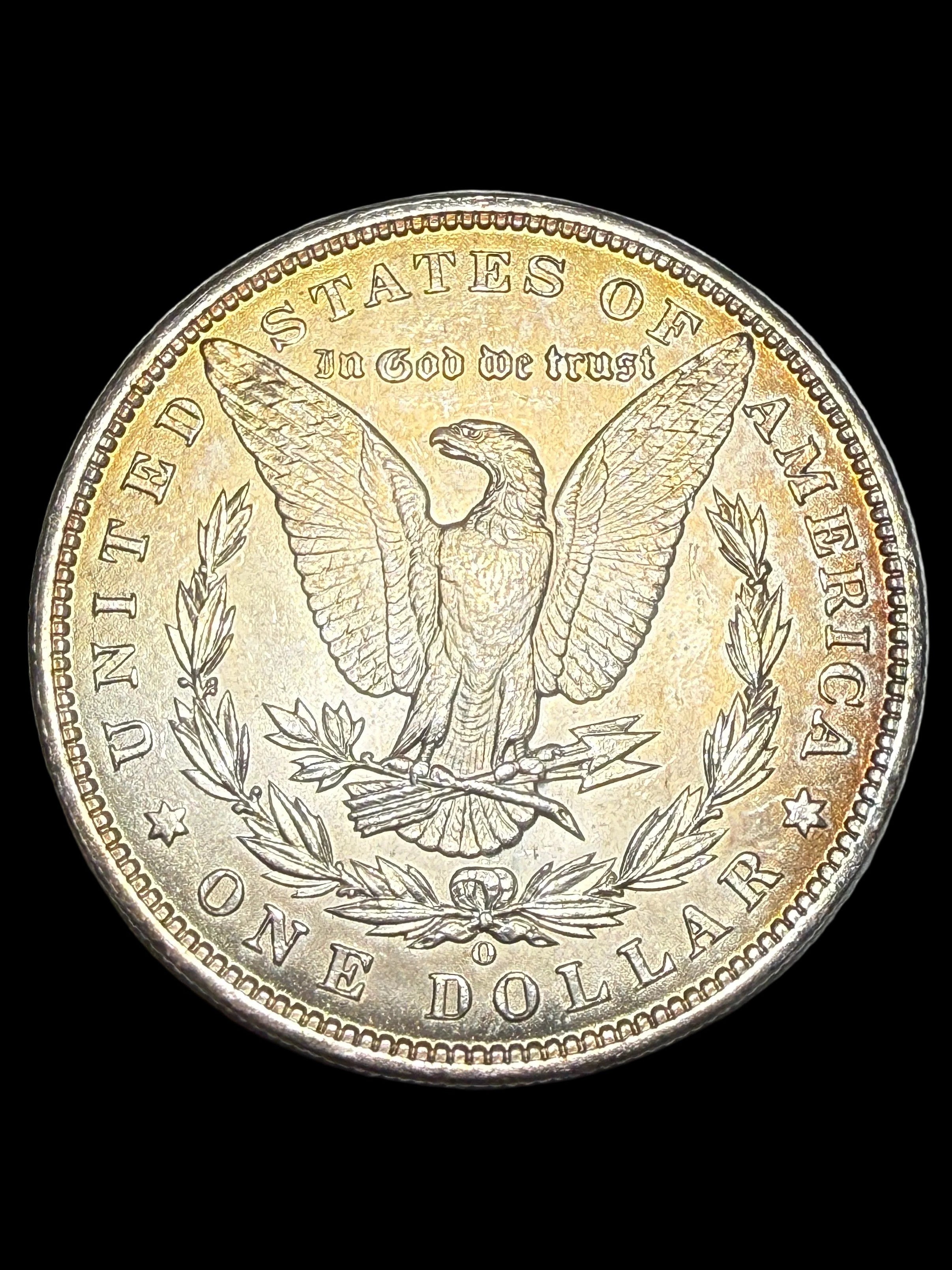 1898-O Morgan Silver Dollar MS Beautiful Toning