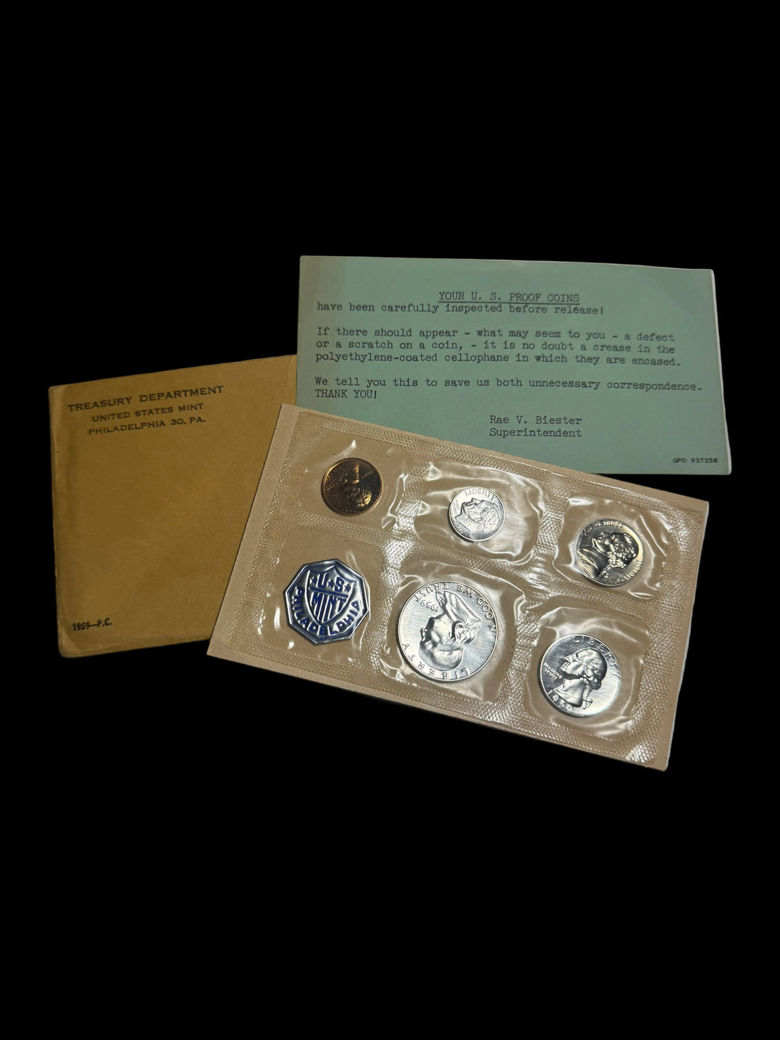 1959 US Silver Proof Set