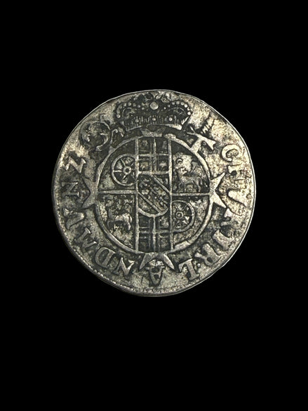 1712 German States, Archbishopric of Trier, Silver 3 Petermenger VF-XF.
