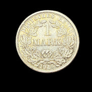 1915-F German Imperial 1 Mark MS