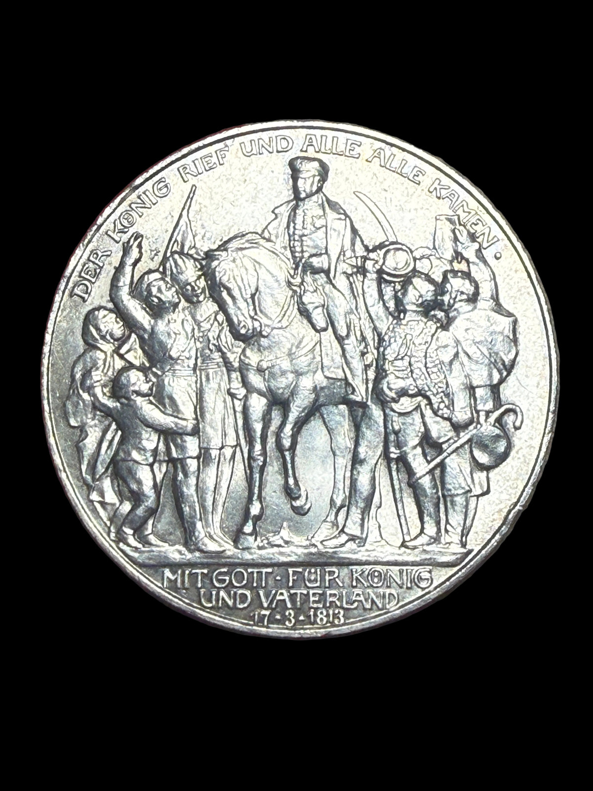 1913 Imperial German 3 Marks “Napoleonic Wars”